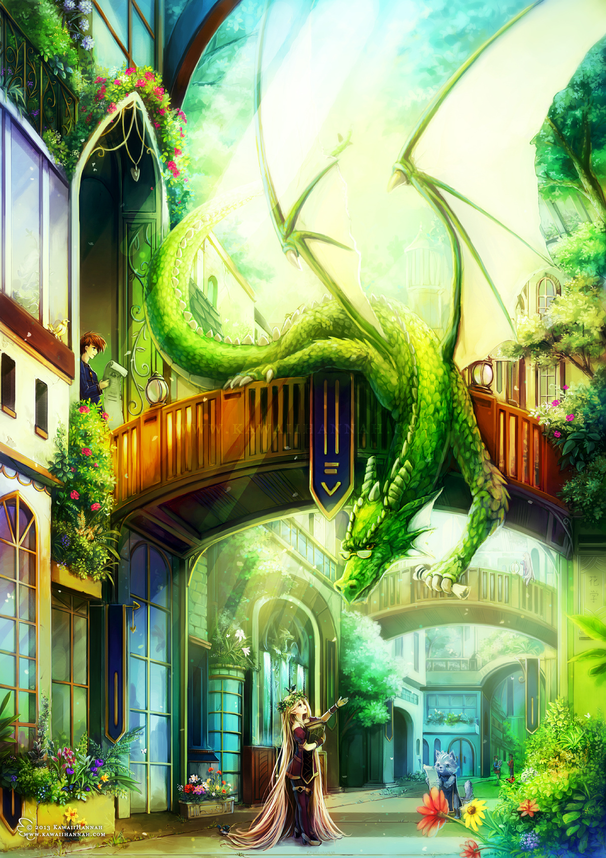 Dragon university artwork