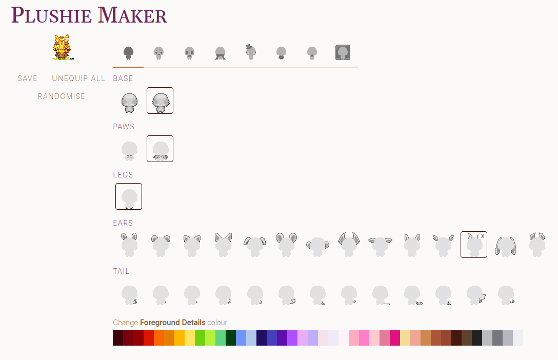 Plushie maker WIP