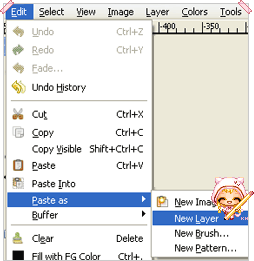 Pasting as a new layer